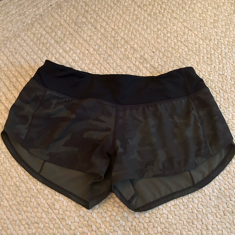 Lulu camo shorts